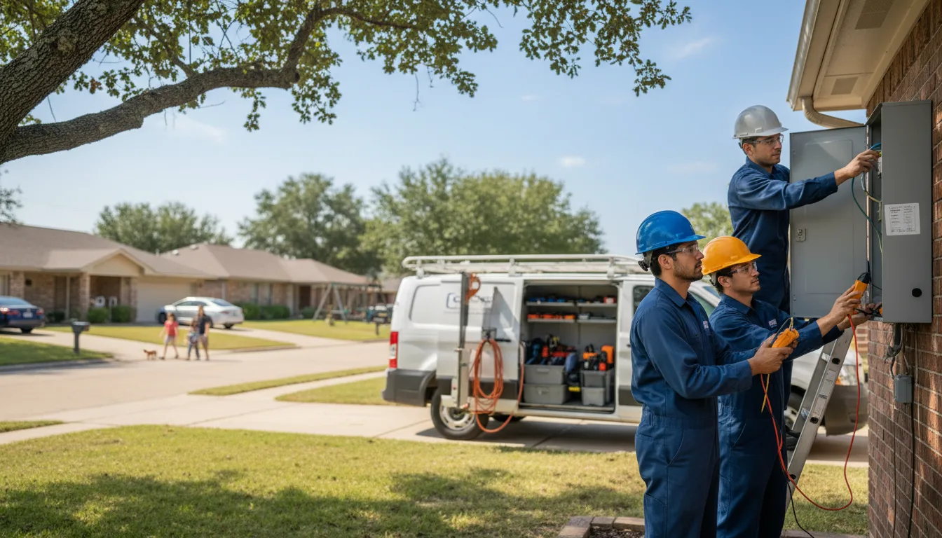 Certified electrician providing emergency electrical services in Tsaile, AZ